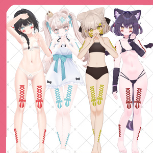 【6アバター対応】ボディリボン【MA対応】 缩略图 4