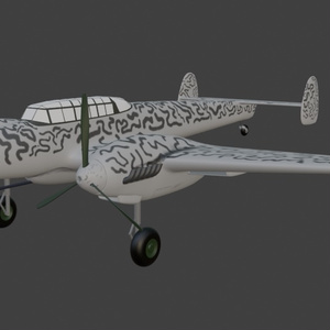 Twin-Engined WW2 Fighter