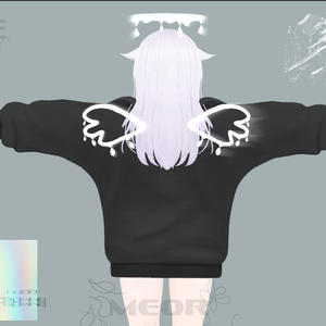 したたる天使の羽　MAT三種類【VRC想定】Meor type LIQ WING