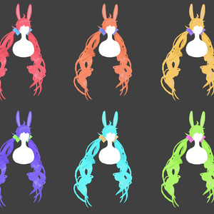Cute Long Curls in 6 colors