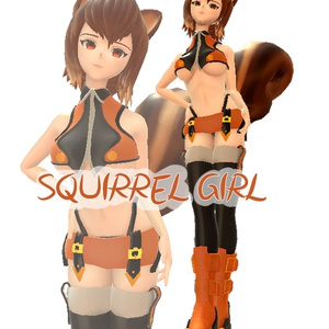 squirrel girl (GAME READY VRC + VRM + FBX)