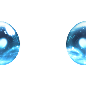 VRoid Heart Eyes Crystal Teal