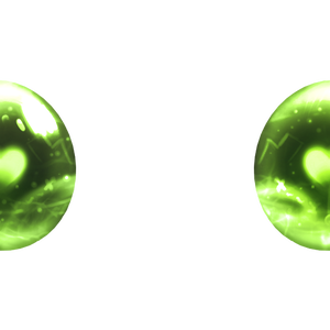 VRoid Heart Eyes Flower Green