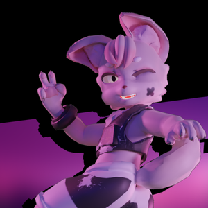 [BlueGuaShop] -3Dモデル-ベロ-Bero-The White Wolfy