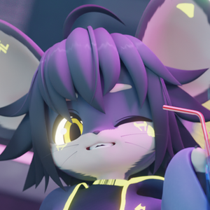[BlueGuaShop] -3Dモデル-コリ-Kori-Shy mous that loves juice (and cheese)