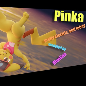 [BlueGuaSpecial] -3Dモデル-ピンカ-Pinka-Pretty electric, and feisty 缩略图 2