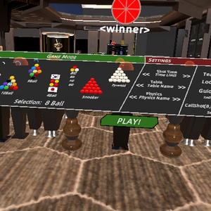 [無料]v1.397ビリヤードテーブル VRC Light Volume 对应 & AI
