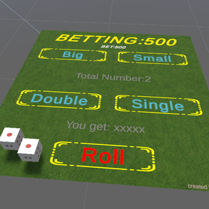 [UdonChips]Bet Big & Small,dice game,赌大小