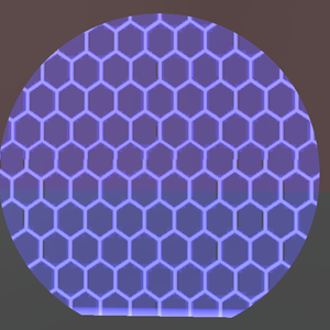 近づくと現れるバリア/Limit Barrier Shader