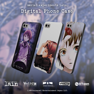 serial experiments lain VR「WEIRD展」デジタルスマホケース3Dモデル