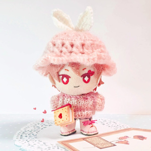 ハートビジューヘッドドレスねこ12cmおすわりぬい服❤︎ちびぐるみピンク着ぐるみ ハートビジューヘッドドレスねこ12cmおすわりぬい服❤︎ちび
