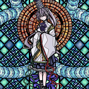 ステンドグラス RE:地底に咲く薔薇 - 有刺鉄線のイラスト - pixiv