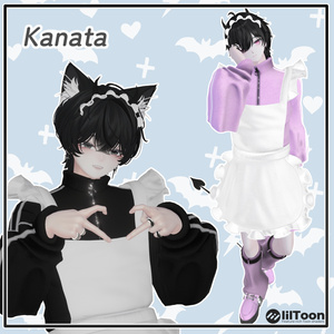 【14アバター対応】小悪魔ジャージメイド【VRChat想定・MA対応】 缩略图 11