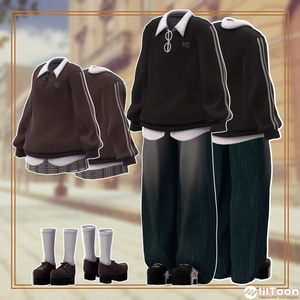 【14アバター対応】Autumn Layered【VRChat想定・MA対応】 缩略图 2