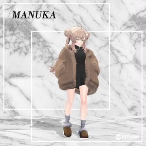 【14アバター対応】Unisex Oversize Fur Outfit【VRChat想定・MA対応】 缩略图 15