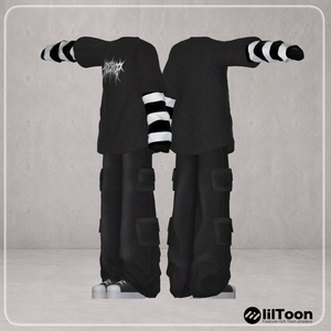 【9アバター対応】Loose Pocket Fit　(men's)【VRChat想定・MA対応】 缩略图 4