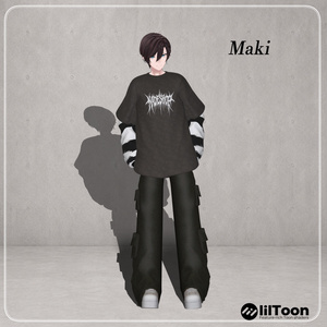 【9アバター対応】Loose Pocket Fit　(men's)【VRChat想定・MA対応】 缩略图 10