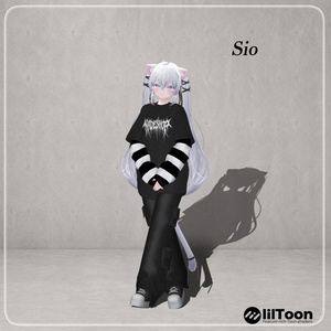 【9アバター対応】Loose Pocket Fit　(lady's)【VRChat想定・MA対応】 缩略图 8