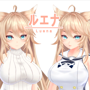 オリジナル3Dモデル「ルエナ」ver1.07