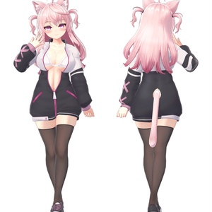 「アズサ」 オリジナル3Dモデル ver1.1 缩略图 3