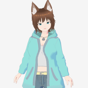 【VRoid】ルナ【3Dモデル】