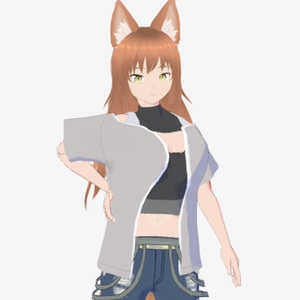 【VRoid】ツバキ【3Dモデル】