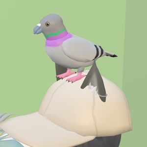 【VRChat】ハト（鳩）【3Dモデル】Vo._107_