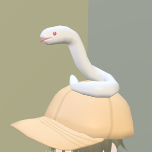 【VRChat】白ヘビ 【3Dモデル】Vo._110_
