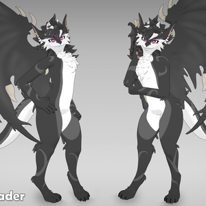Spyke, the Noctodrax furry (Vrchat Avatar, Face Tracking and Quest)