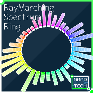 3D RayMarching Spectrum Ring (AudioLink向けシェーダー)