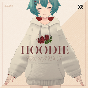 【3Dモデル】Hoodie / 薄荷
