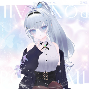 【3Dモデル】Butterfly Ponytail Hair (18 Avatar) 缩略图 8