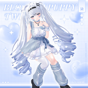 【3Dモデル】Blossom Puppy TwinHair (17 Avatar) 缩略图 8