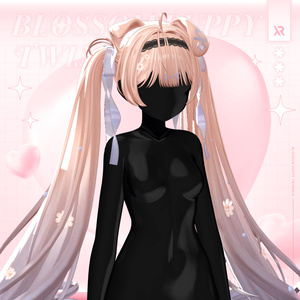 【3Dモデル】Blossom Puppy TwinHair (17 Avatar) 缩略图 10