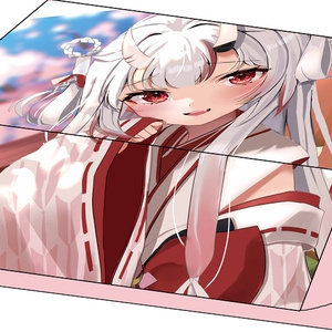 湊あくあ&紫咲シオン｣プレイマット - 路地裏同盟 - BOOTH