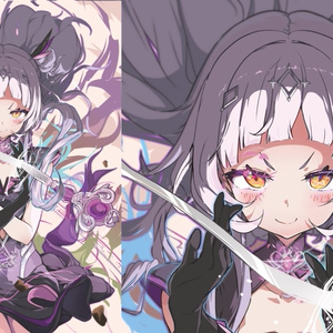 紫咲シオン プレイマット 公式記念グッズ 新品未開封】紫咲シオン 100万人記念 ラバーマット - メルカリ