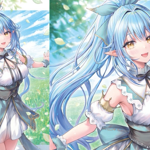未確認　スリーブ　プレイマット　雪花ラミィ ブシロード スリーブコレクション ハイグレード Vol.4072 ホロライブ