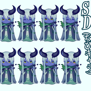 【無料】ツンデレ魔王様(白)SD