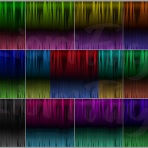 Two-Tone Grunge Hair Textures