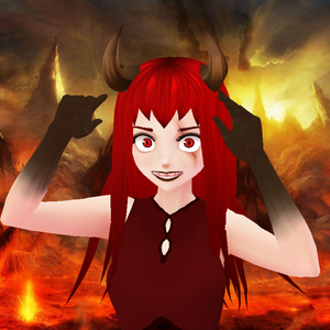 Full demon girl vrm //  悪魔の女の子のための完全なテクスチャ