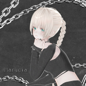 【 複数アバター対応 】3Edge Ponytail ( しなの / 森羅 / マリシア / ミルティナ / マヌカ / ミルフィ / Sio / 真央 / Lapwing / Rurune / Sou 対応 ) 缩略图 5
