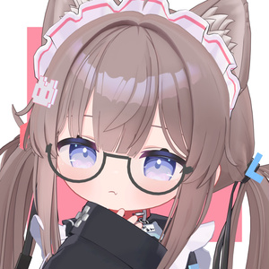 シンプルなアンダーリムメガネ