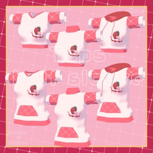 【NC's Cloth01専用】ichigo×ribbon【テクスチャ・マテリアル】 缩略图 8