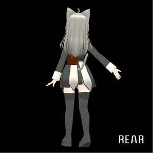 (サポート終了) (SDK3非対応)(PhysBone非対応) オリジナル3Dモデル「ユノンRE」-Yunon Remake v2.0 缩略图 4