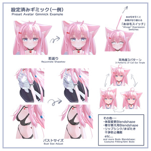 オリジナル3Dモデル「メルニナ」-Mernina-  v1.3 缩略图 6