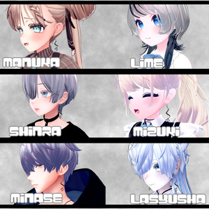 【8アバター対応】Screw＆Chain_earrings揺れるピアスセット（vrchat想定　汎用プレハブ有） 缩略图 2