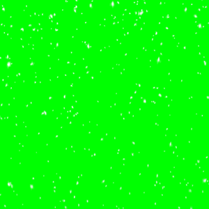 Snow Particles Footage Green Screen