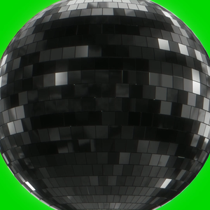 Disco Ball Footage Loop Green Screen