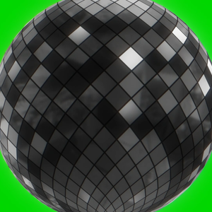 Disco Ball Footage Loop Green Screen 2