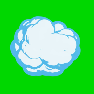 Anime Explosion Green Screen 7